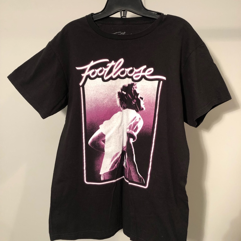 Footloose Black Graphic T-Shirt